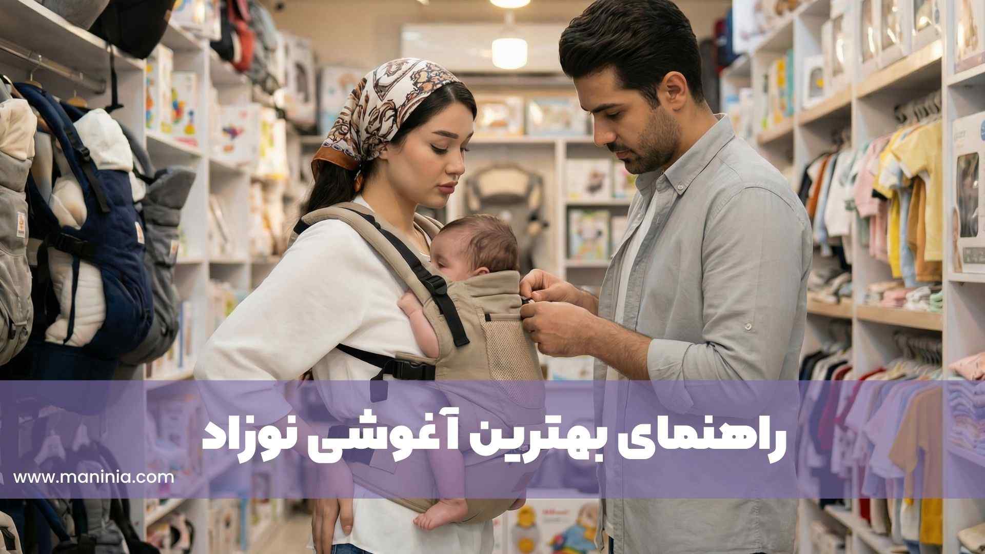 بهترین آغوشی نوزاد (راهنمای خرید 2026 + مدل‌های مناسب کمردرد)