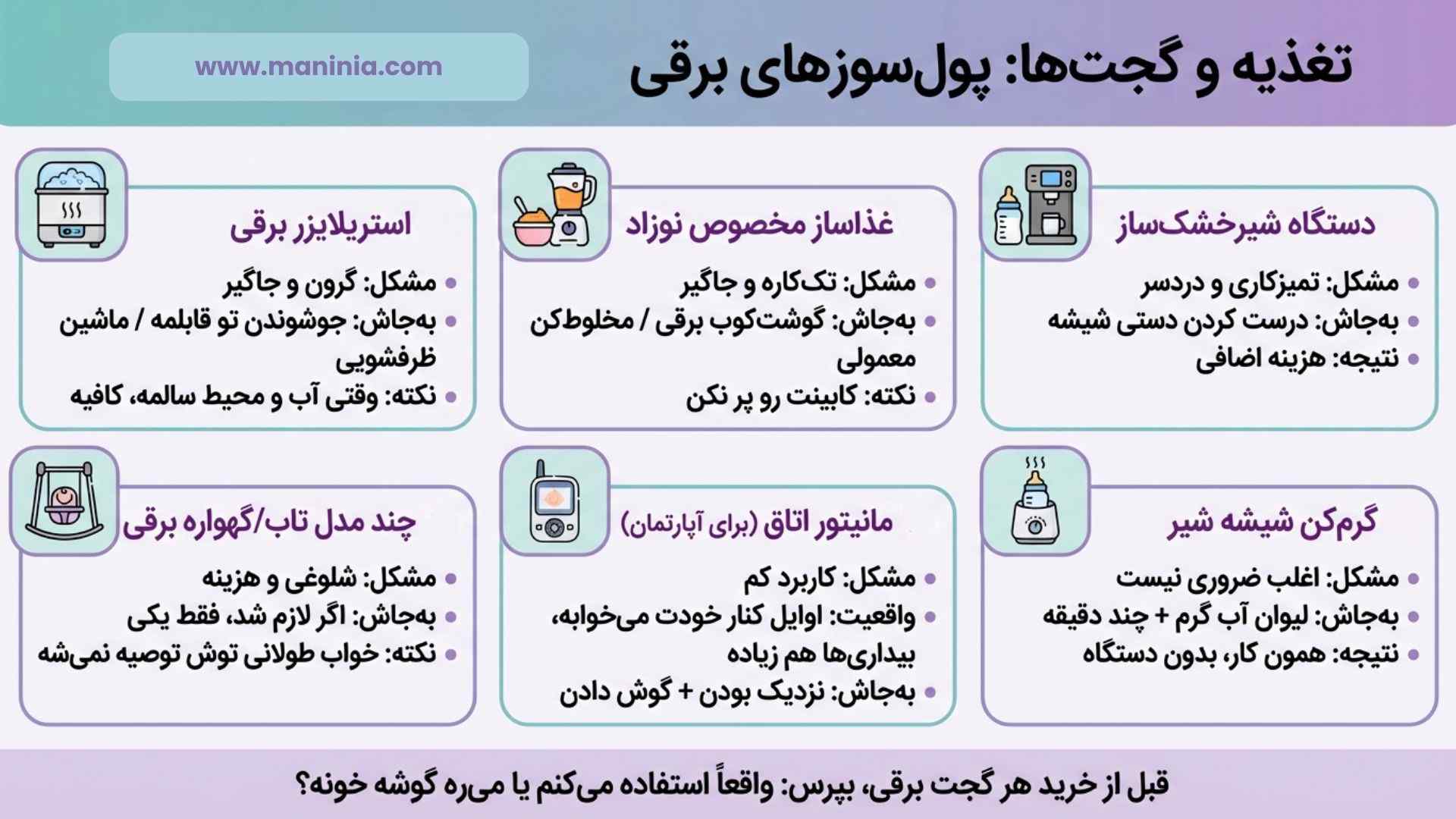 لوازم برقی غیرضروری سیسمونی